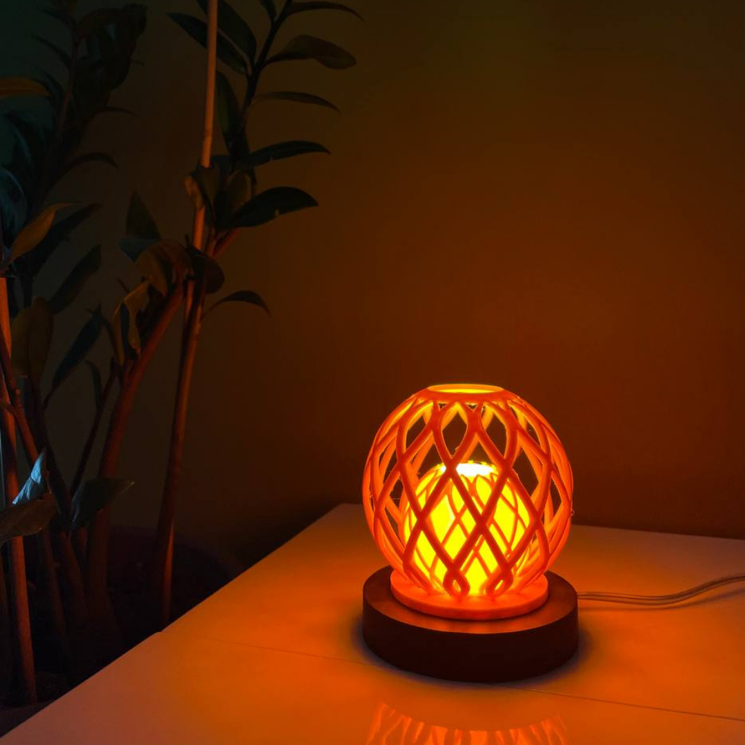Lampada con Diffusore Arancia
