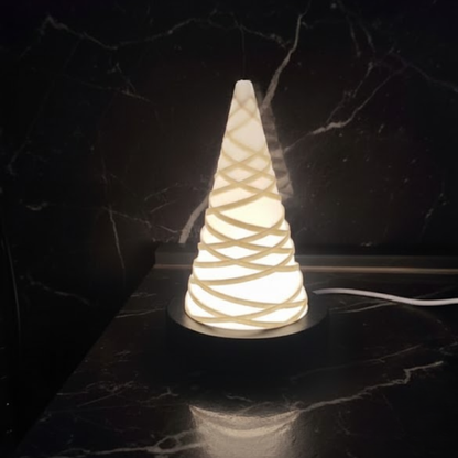 Lampada con Diffusore Albero di Natale