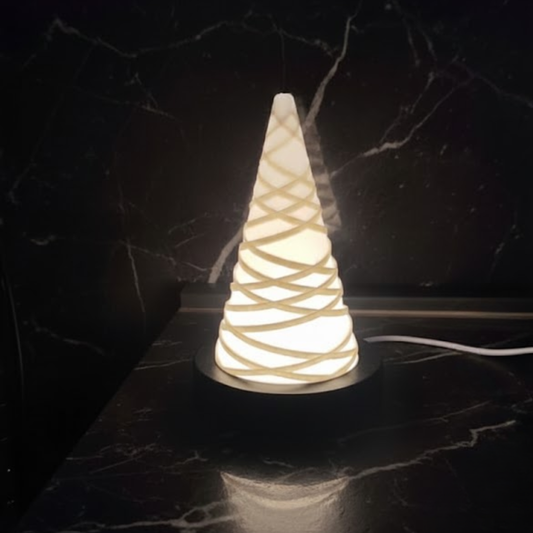 Lampada con Diffusore Albero di Natale