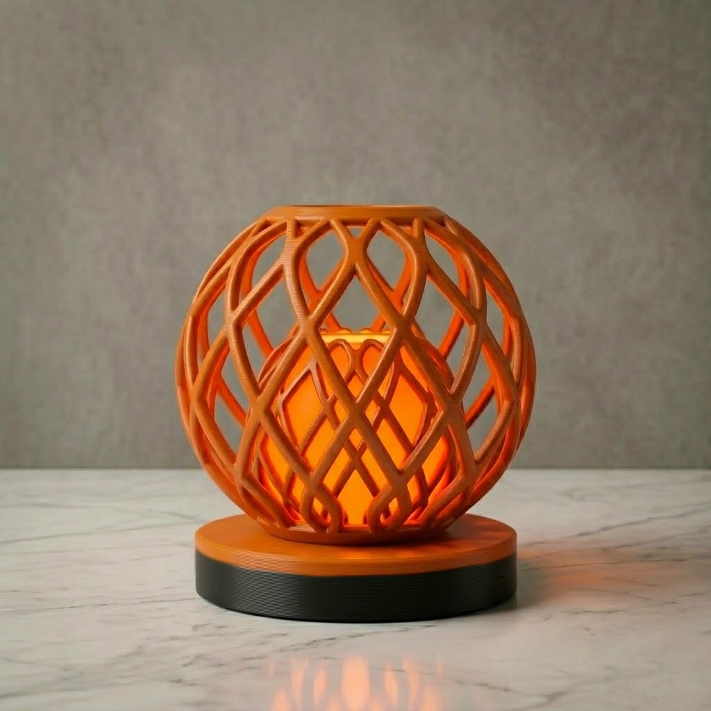 Lampada con Diffusore Arancia