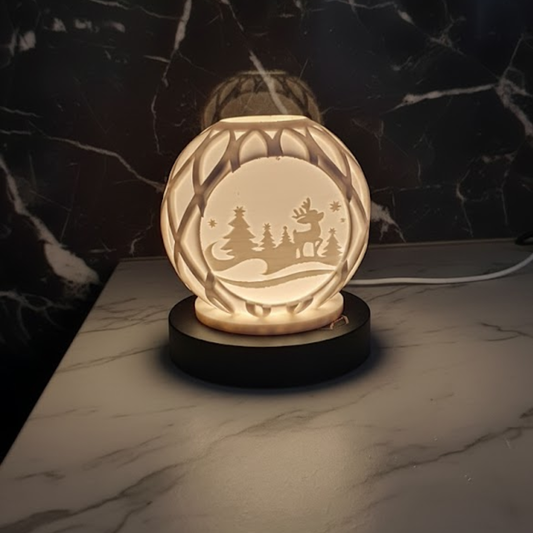 Lampada con Diffusore Palla di neve