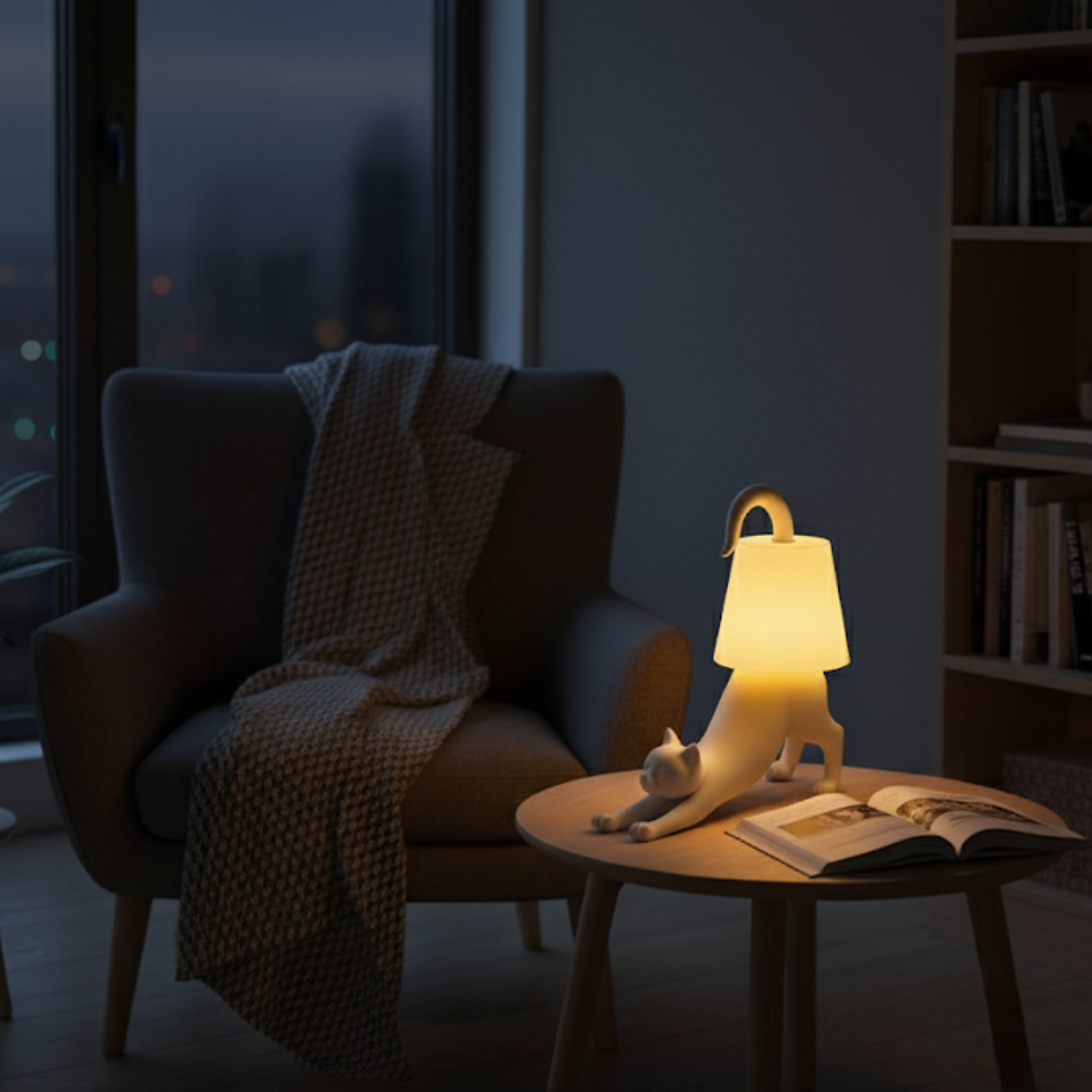 Lampada Gatto Streching